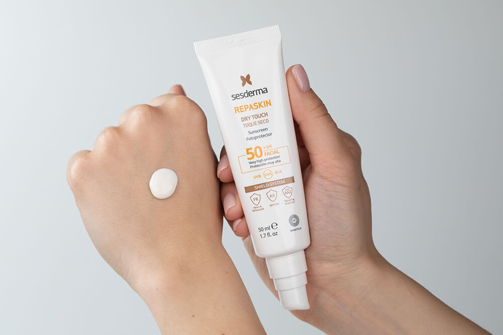 Sesderma Repaskin Dry Touch SPF 50 Krem ochronny SPF50, 50 ml