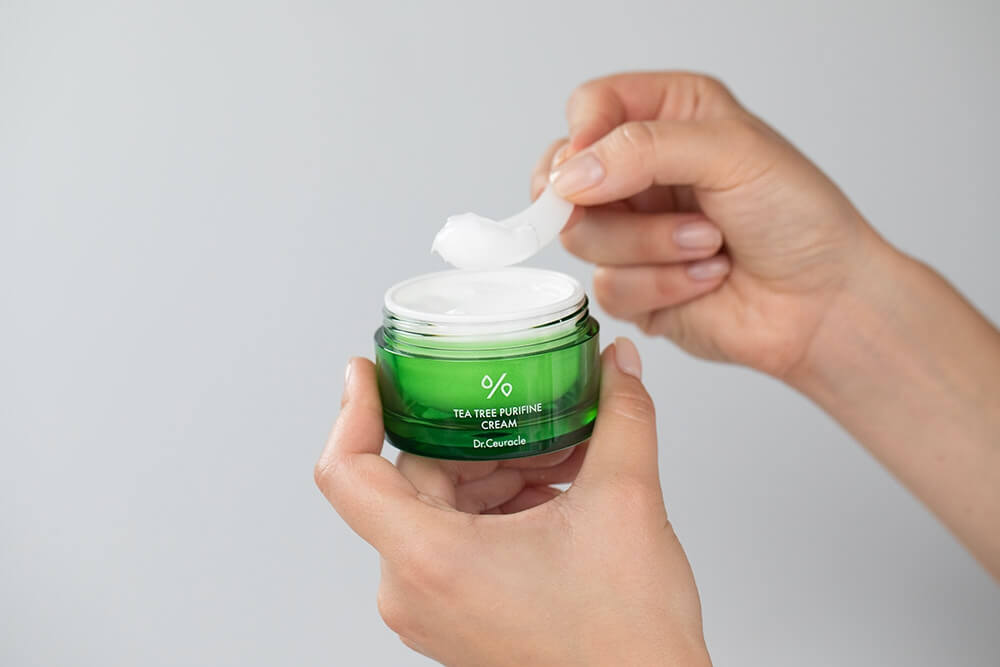 Dr Ceuracle Tea Tree Purifine Cream Lekki nawilżający krem z olejkiem z drzewa herbacianego 50 g