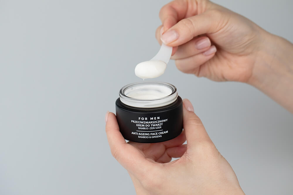 Orientana Anti Age Face Cream For Men Przeciwzmarszczkowy krem do twarzy dla mężczyzn - bambus i żeń szeń 50 g