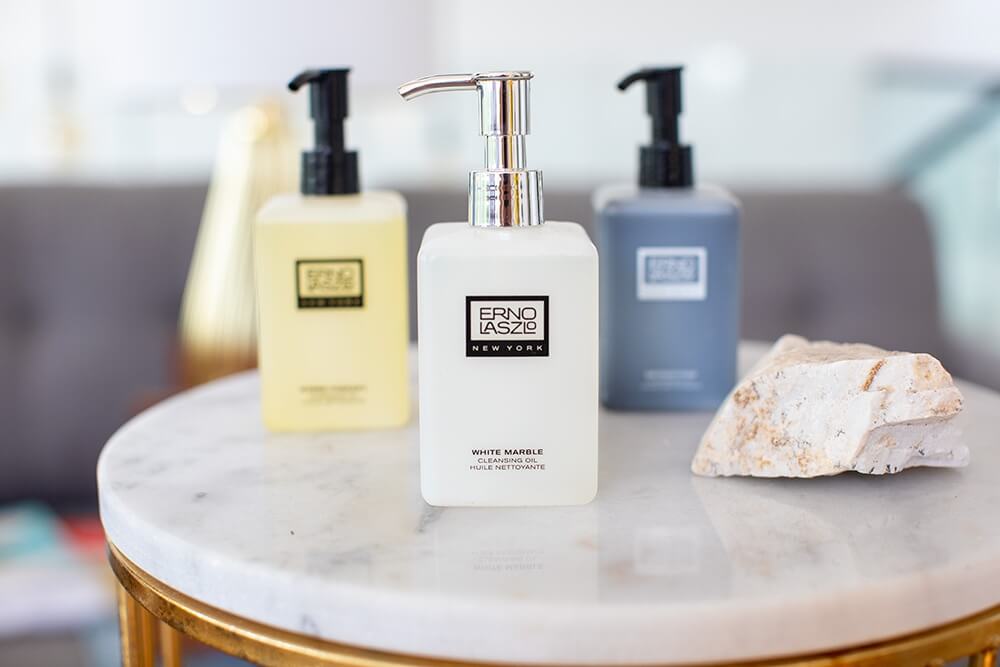 Erno Laszlo White Marble Cleansing Oil Olejek oczyszczający z ekstraktem z cytrusów, olejem kokosowym i z nasion słonecznika 195 ml