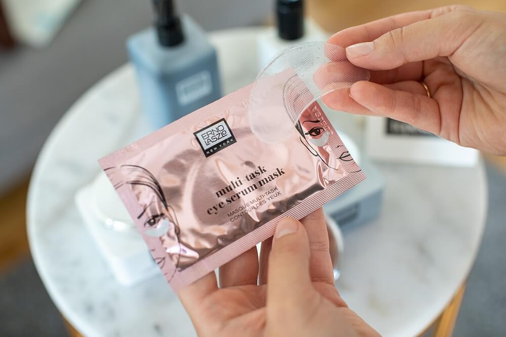 Erno Laszlo Multi Task Eye Serum Mask Wielozadaniowe serum-maska pod oczy z gliceryną, Gotu Kola i wit. B3, 6 x 45 g