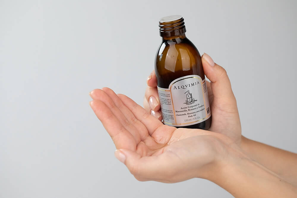 Alqvimia Chamomile, Rosemary and Juniper Body Oil Synergia olejowa, rozmaryn, rumianek, jałowiec 150 ml