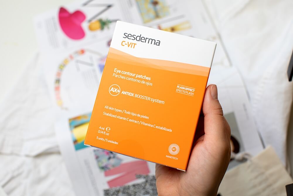 Sesderma C-VIT Eye Contour Patches Płatki pod oczy 5x4 ml