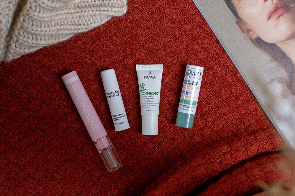 Swederm Liquid Chamelon Błyszczyk do ust 3 mlPaulas Choice Lipscreen SPF 50 Pomadka ochronna 4,5 gImage Skincare Balancing Lip Enhancement Complex Silne nawilżenie i ochrona ust 7 gJowae Nourishing Lip Balm Odżywczy balsam do ust 4 g