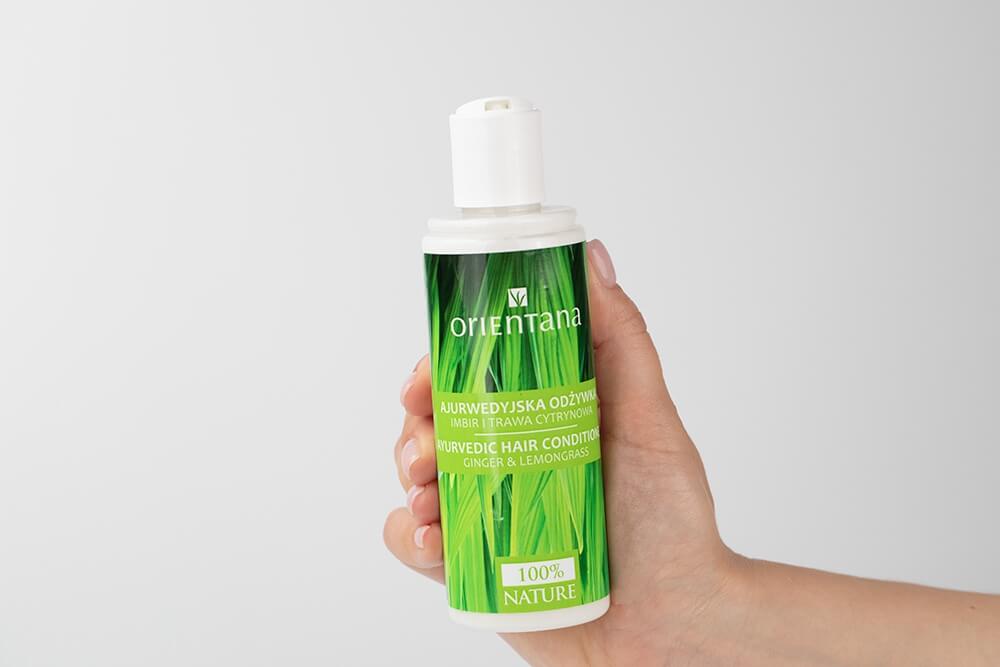 Orientana Natural Hair Conditioner Ajurwedyjska naturalna odżywka do włosów - Imbir i trawa cytrynowa 210 ml