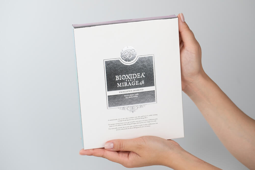 Bioxidea Mirage 48 Excellence Diamond ZESTAW Maska na twarz nawilżająco - kojąca 3 szt.