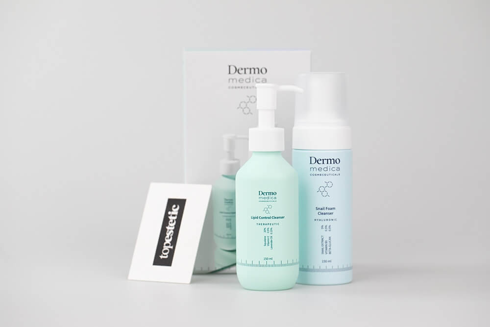Dermomedica Lipid Control And Snail Foam Cleanser ZESTAW Pianka oczyszczająca 150 ml + Olejek myjący 150 ml