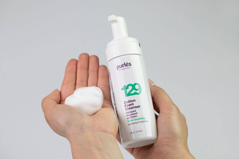 Purles 129 Cotton Foam Cleanser Pianka myjąca z wyciągiem z bawełny 125 ml