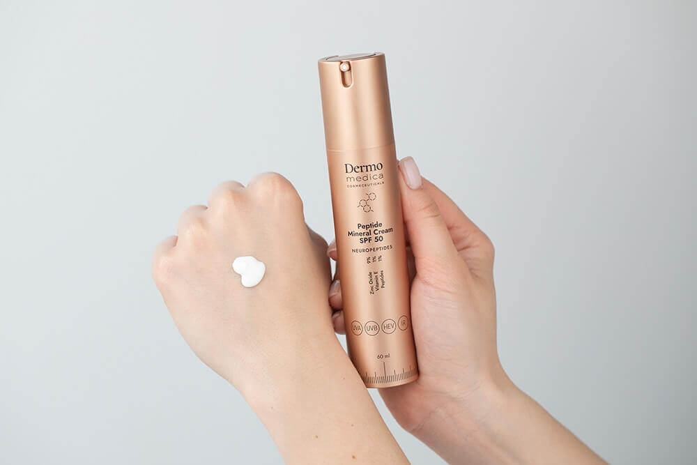 Dermomedica Peptide Mineral Cream SPF 50 Peptydowy krem z wysoką ochroną mineralną 60 ml