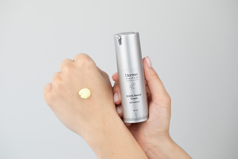Dermomedica 0.05% Retinal Cream Krem z retinalem w postaci aktywnej, bakuchiolem i niacynamidem 30 ml