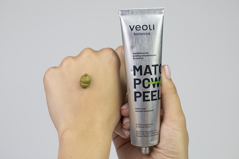 Veoli Botanica Matcha Power Peel Multikwasowy peeling enzymatyczny 75 ml