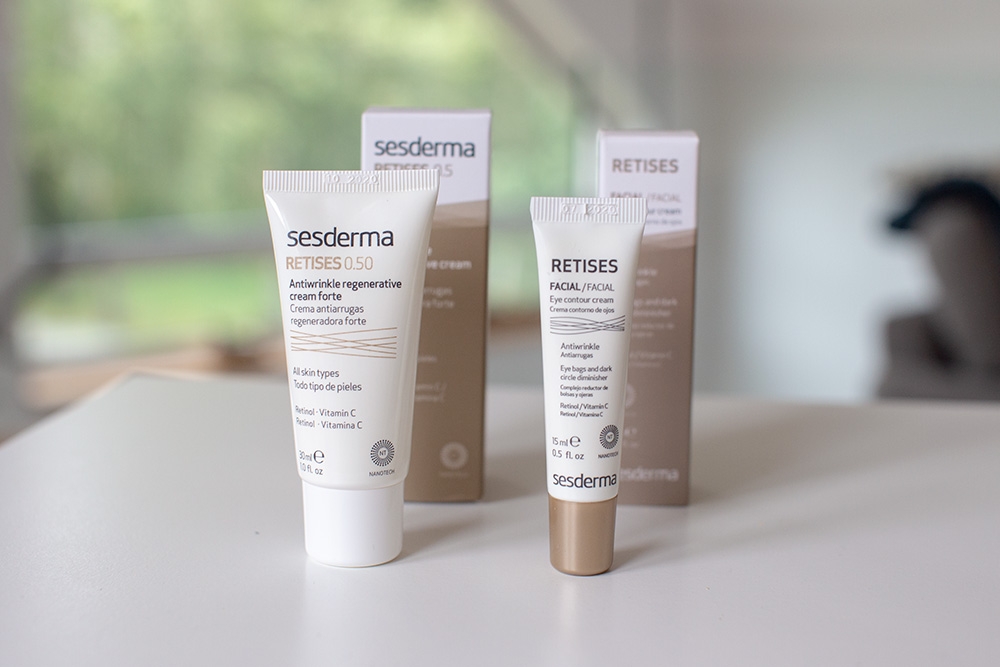 Sesderma Retises 0,5% + Retises 0,05% ZESTAW Regenerujący krem przeciwzmarszczkowy 30 ml + Przeciwzmarszczkowy krem pod oczy 15 mlSesderma Retises 0,5% Regenerujący krem przeciwzmarszczkowy 30 mlSesderma Retises Eye Contour Cream Przeciwzmarszczkowy krem pod oczy 15 ml