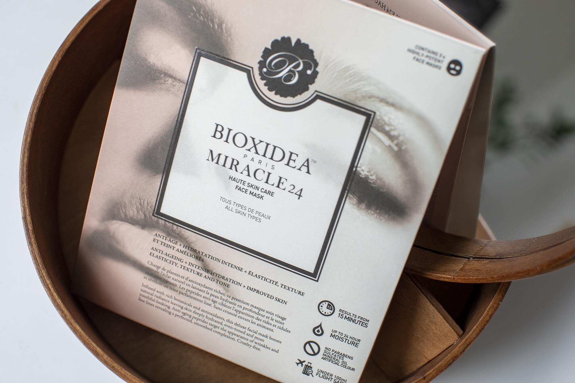 Bioxidea Miracle 24 Face Mask ZESTAW Maska na twarz nawilżająco - liftingująca 3 szt.