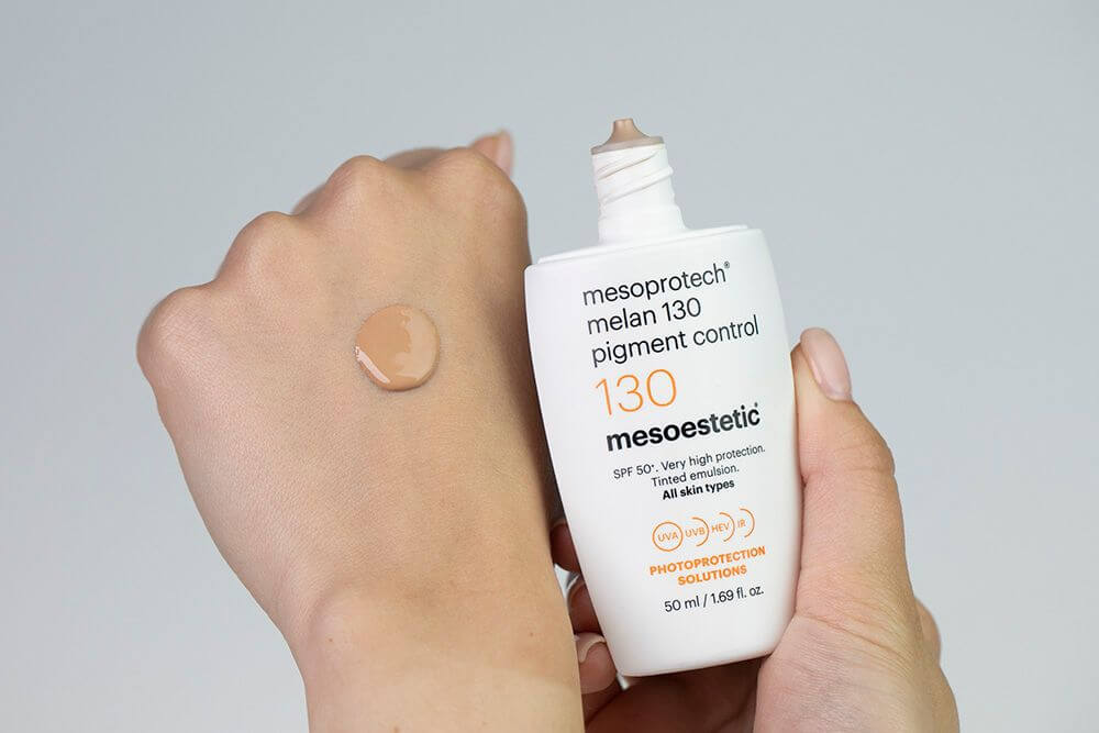 Mesoestetic Mesoprotech Melan 130 SPF 50+ Fluid koloryzujacy 50 ml