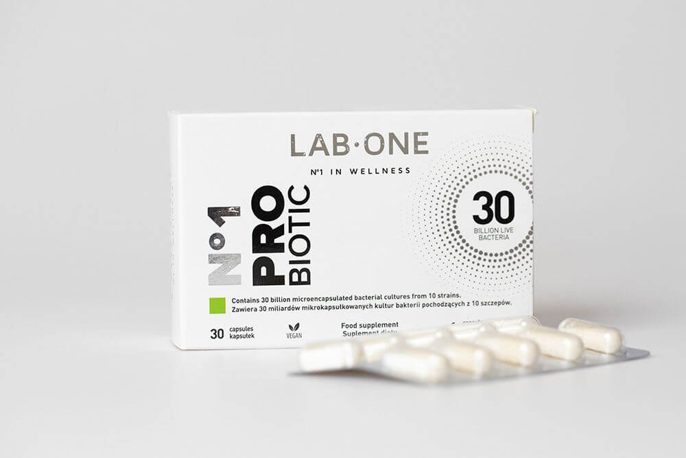 Lab One N°1 ProBiotic ProBiotic suplement diety 30 kaps.