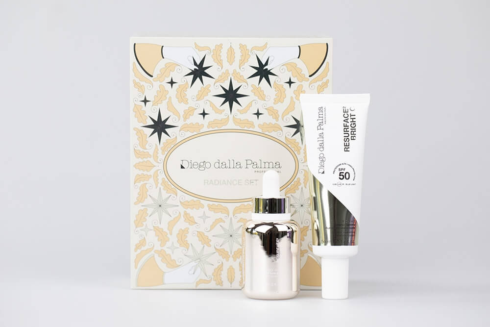 Diego dalla Palma Radiance SET ZESTAW Super wyrównujący krem z witaminą C SPF50 50 ml + Serum wyrównujące i rozświetlające 30 ml