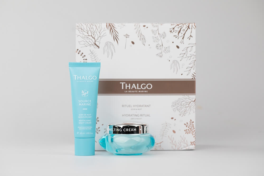 Thalgo Hydrating Ritual ZESTAW Otulający krem 50 ml + Rewitalizujący krem na noc 50 ml