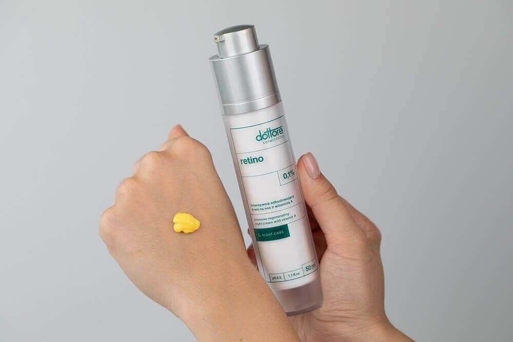 Dottore Retino Intensywnie odbudowujący krem na noc z witaminą A (retinol 0,1%) 50 ml