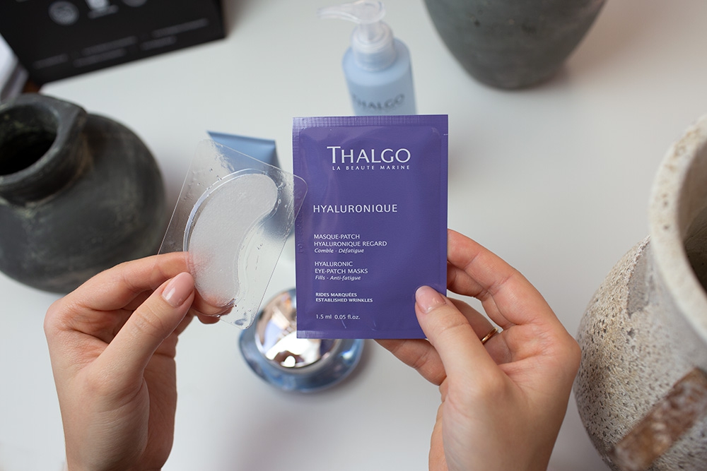 Thalgo Hyaluronic Eye Patch Masks Płatki z kwasem hialuronowym na okolice oczu 8 x 2 patchs