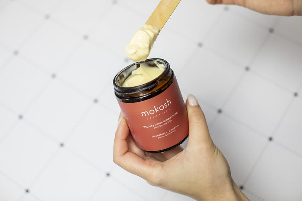Mokosh Bronzing Body&Face Balm Orange&Cinnamon Brązujący balsam do ciała i twarzy, Pomarańcza z cynamonem 180 ml