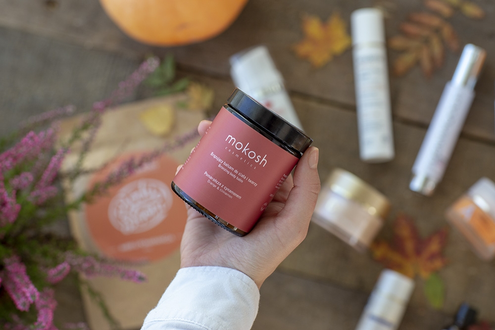 Mokosh Bronzing Body&Face Balm Orange&Cinnamon Brązujący balsam do ciała i twarzy, Pomarańcza z cynamonem 180 ml
