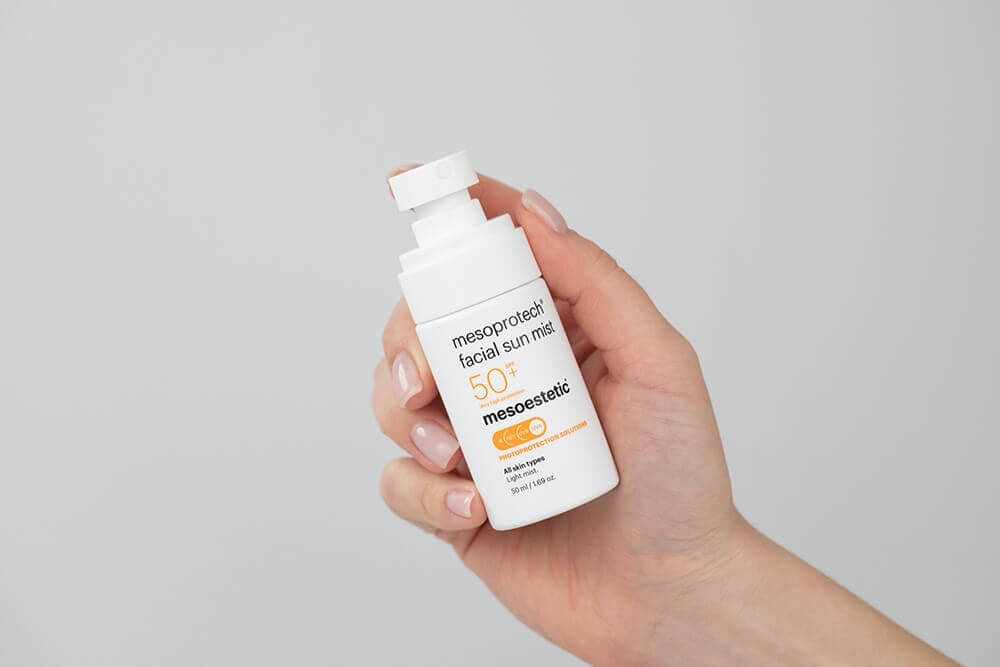 Mesoestetic Mesoprotech Antiaging Facial Sun Mist SPF 50+ Mgiełka do twarzy 50 ml