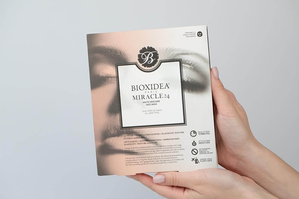 Bioxidea Miracle 24 Face Mask ZESTAW Maska na twarz nawilżająco - liftingująca 3 szt.