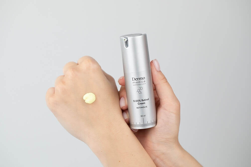 Dermomedica 0.05% Retinal Cream Krem z retinalem w postaci aktywnej, bakuchiolem i niacynamidem 30 ml