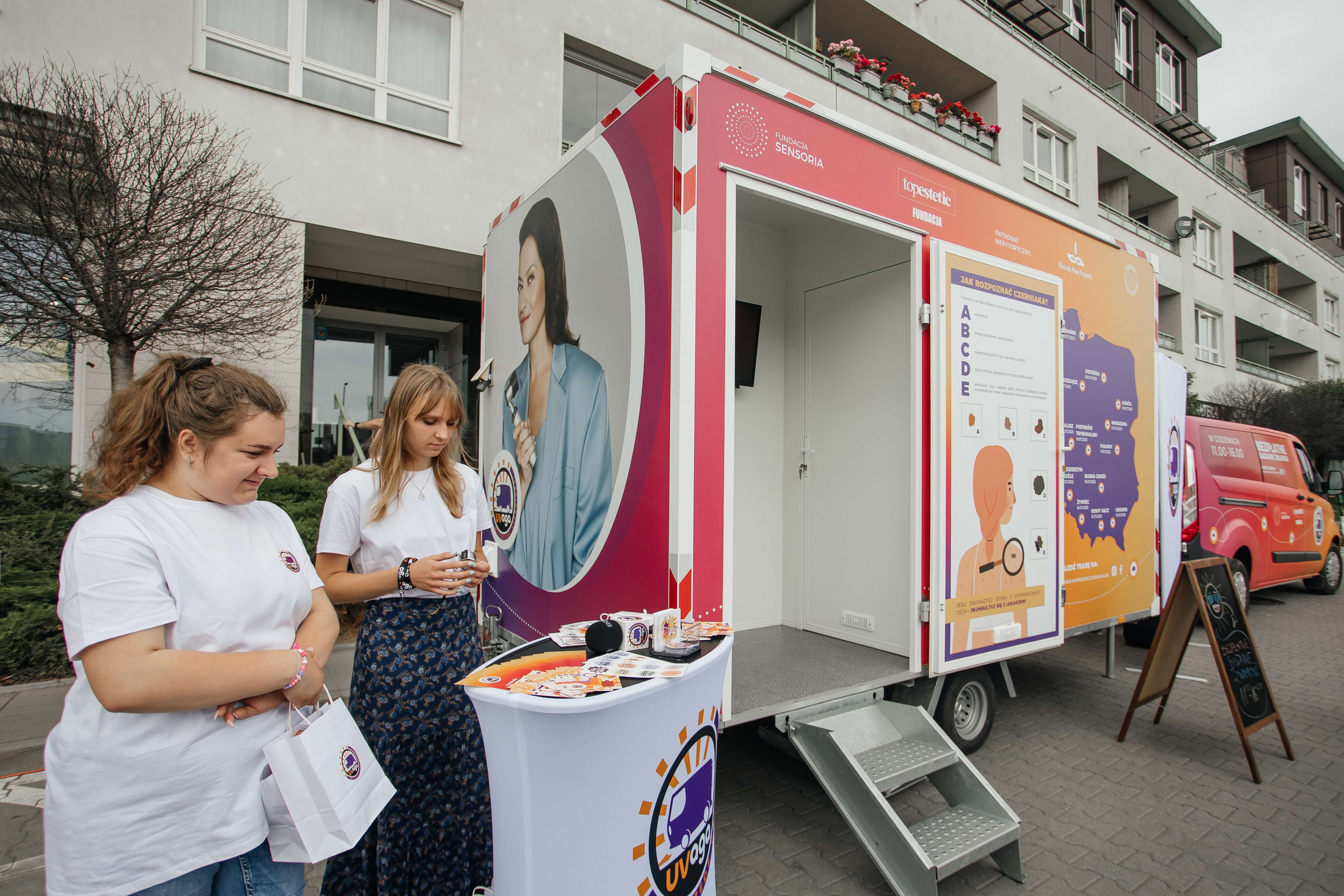 Ogólnopolska bezpłatna akcja UVaga Wyprzedź Czerniaka! Fundacja Topestetic i Fundacja Sensoria