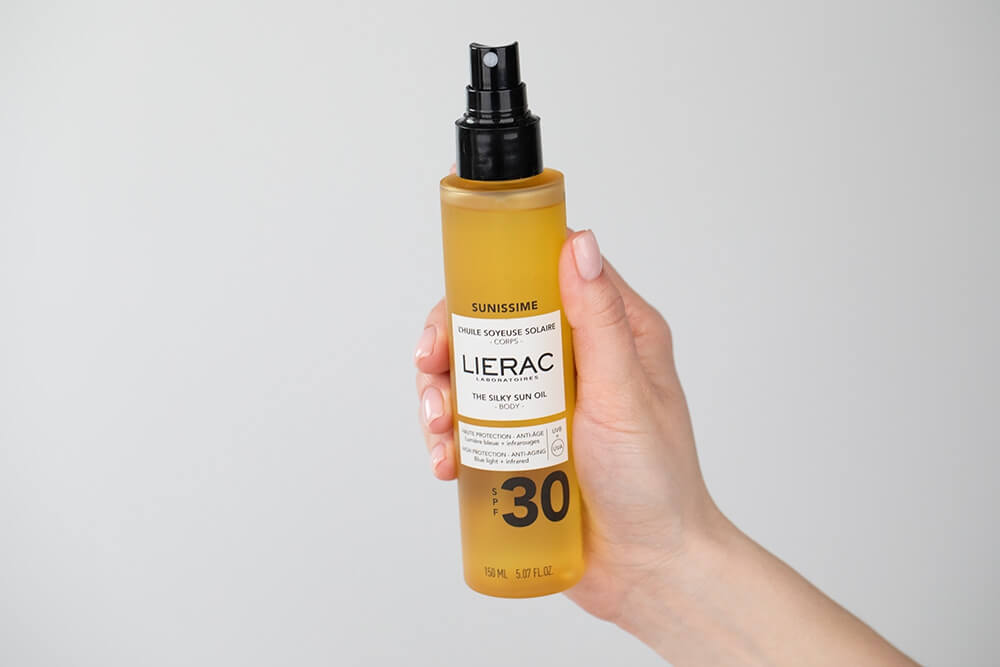 Lierac The Silky Sun Oil SPF 30 Olejek do ciała SPF 30 150 ml