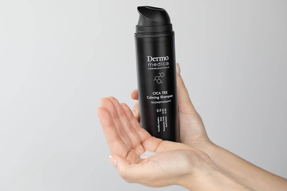 Dermomedica CICA TRX Calming Shampoo Łagodzący szampon dla wrażliwej skóry głowy skłonnej do stanów zapalnych i podrażnień 200 ml
