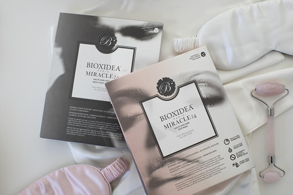 Bioxidea Miracle 24 Face Mask For Men ZESTAW Maska na twarz dla mężczyzn 3 szt.Bioxidea Miracle 24 Face Mask ZESTAW Maska na twarz nawilżająco - liftingująca 3 szt.