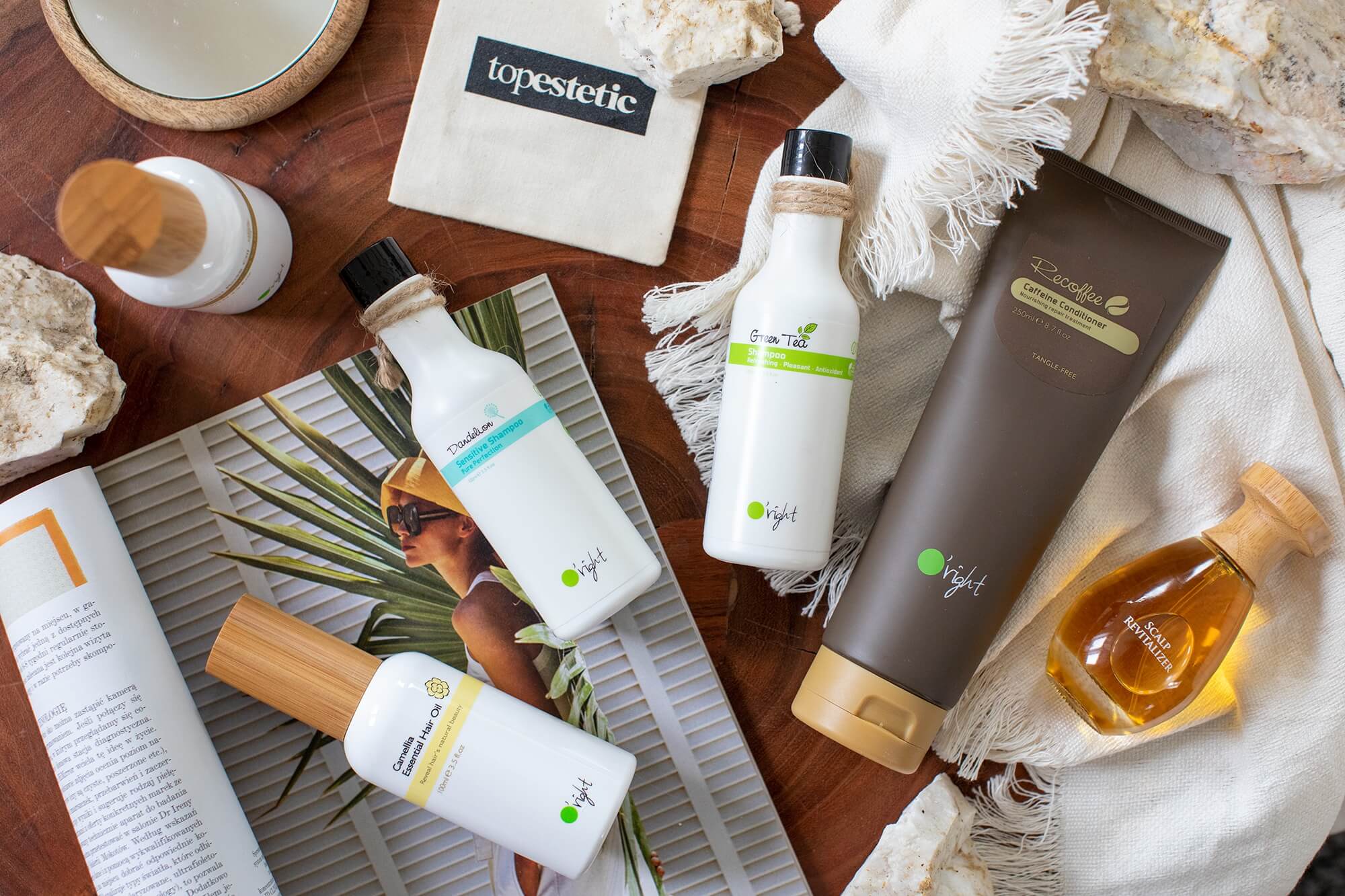 O right Caffeine Conditioner Odżywka silnie wzmacniająca włosy 250 mlO right Green Tea Shampoo 