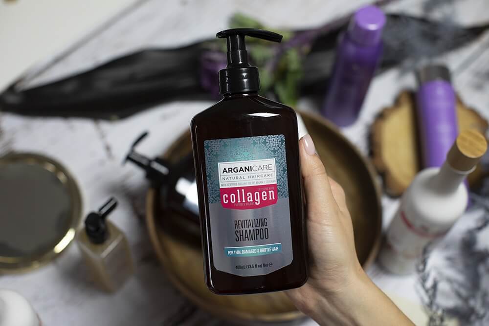 Arganicare Collagen Revitalizing Shampoo Szampon rewitalizujący do cienkich włosów 400 ml