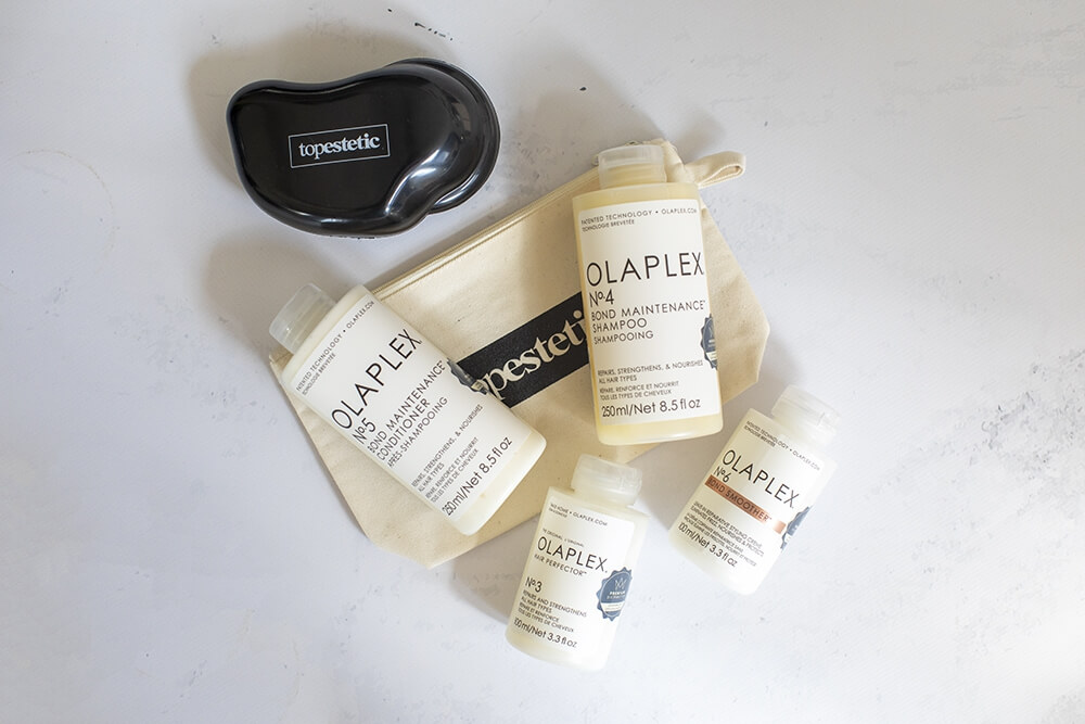 Olaplex Olaplex Hair Perfector No.3 Olaplex do użytku domowego 100 mlOlaplex Olaplex Bond Smoother No.6 Odbudowujący krem stylizujący bez spłukiwania 100 mlOlaplex Olaplex Bond Maintenance Shampoo No.4 Szampon regenerujący i nawilżający. Nadaje połysk i ułatwia układanie 250 mlOlaplex Olaplex Bond Maintenance Conditioner No.5 Odżywka regenerująco-odbudowująca. Nawilża zniszczone puszące się włosy 250 ml