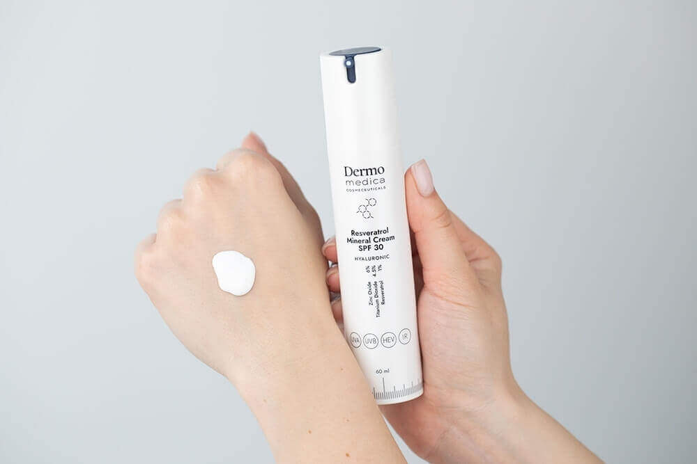 Dermomedica Resveratrol Mineral Cream SPF 30 Przeciwstarzeniowy krem z resweratrolem i filtrem 60 ml