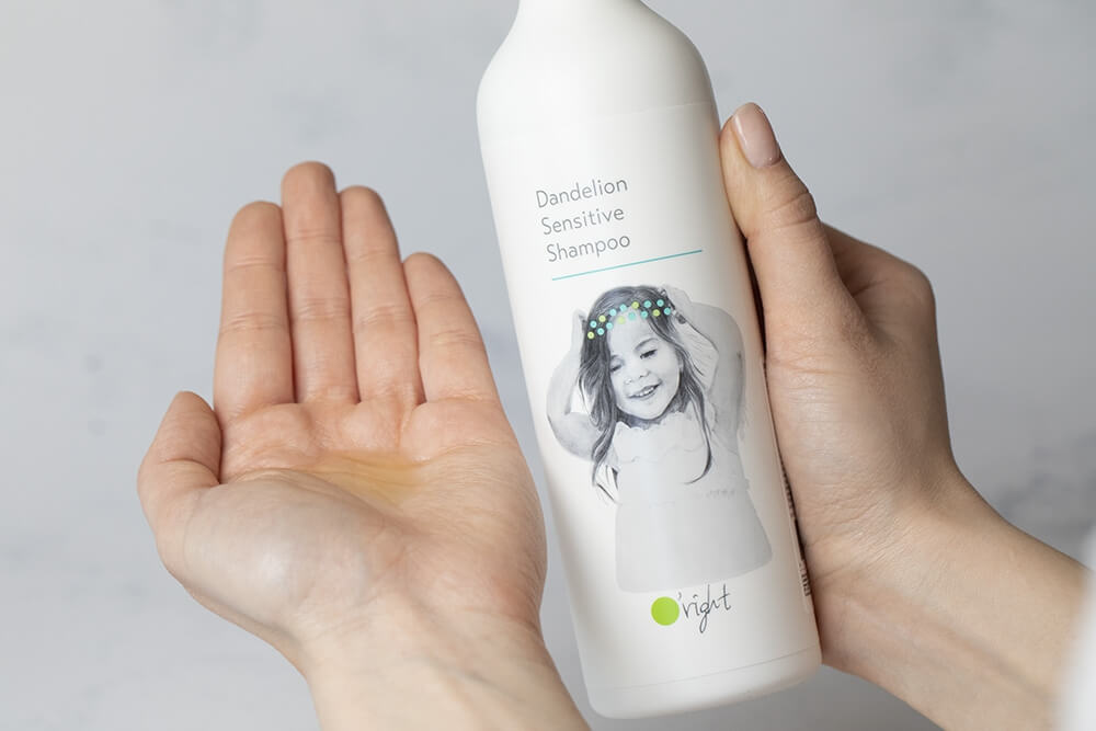 O right Dandelion Sensitive Shampoo Szampon dla dzieci i do wrażliwej skóry głowy 400 ml