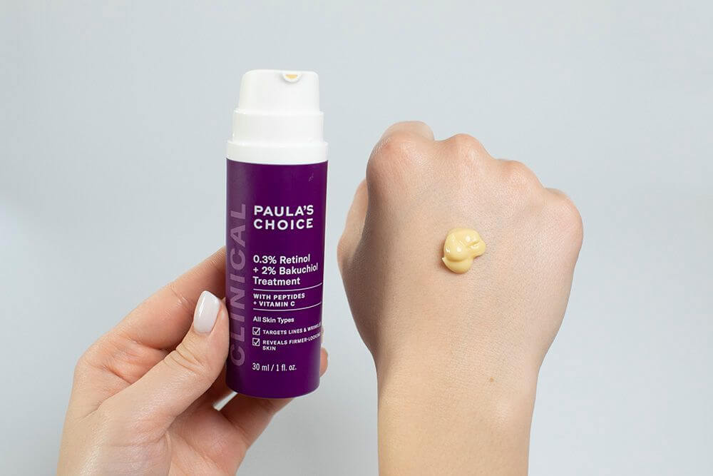 Paulas Choice 0.3% Retinol + 2% Bakuchiol Treatment Krem z retinolem o potrójnym działaniu przeciwzmarszczkowym 30 ml