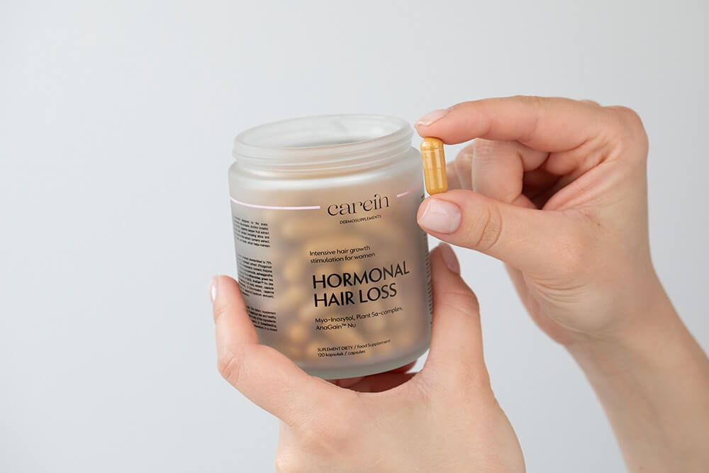 Carein Hormonal Hair Loss Łysienie androgenowe żeńskie 120 kapsułek