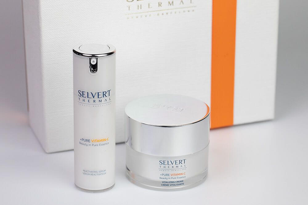 Selvert Thermal Vitamin C Coffret ZESTAW Witaminowy krem odnawiający 50 ml + Witaminowe serum odnawiające 30 ml