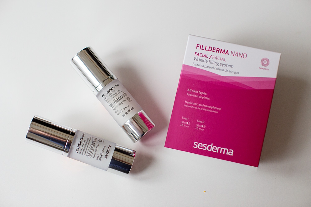 Sesderma Fillderma Nano ZESTAW System wypełniania zmarszczek 30+30 ml