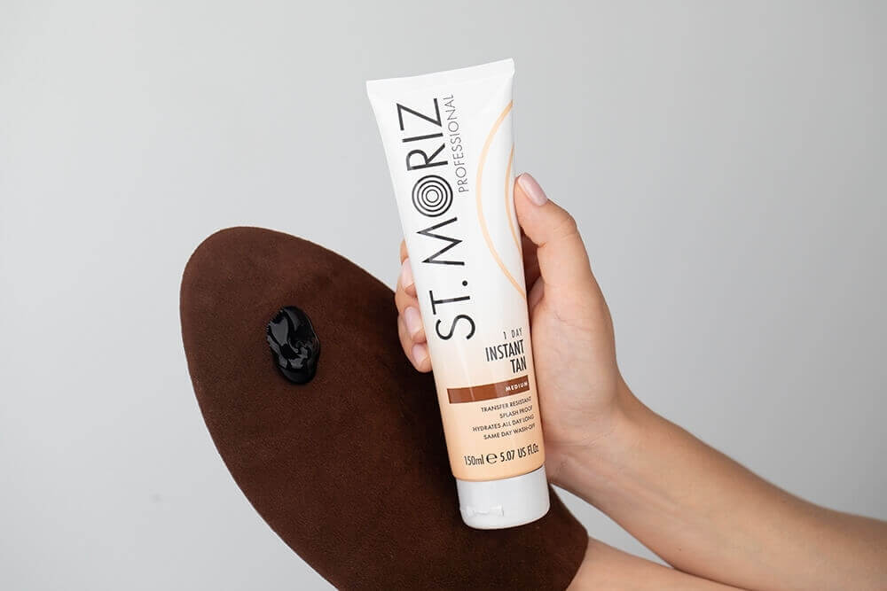 St Moriz 1 Day Instant Tan Medium Natychmiastowy zmywalny bronzer do ciała 150 ml