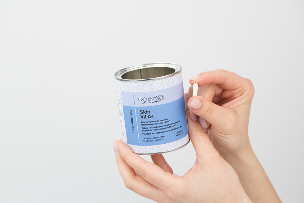 Advanced Nutrition Pr. Skin Vit A + Witamina A dla zdrowej skóry oraz witamina D 60 kaps.