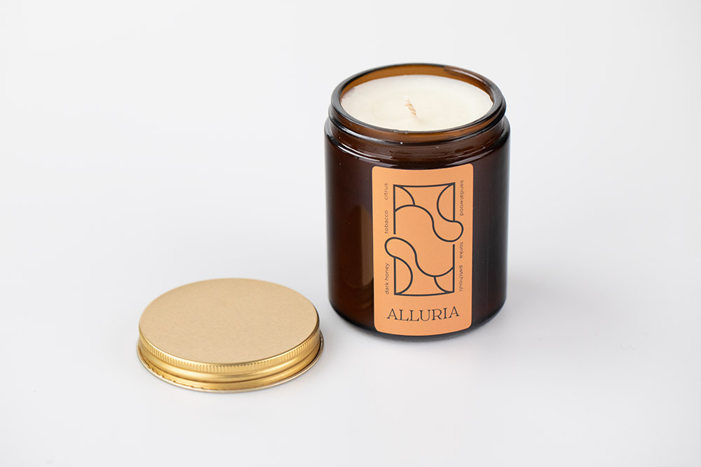 Flamqa Coffeedesk + Alluria + Cranbera ZESTAW Świeca Coffeedesk 180 ml + Świeca Alluria 180 ml + Świeca Cranbera 180 ml