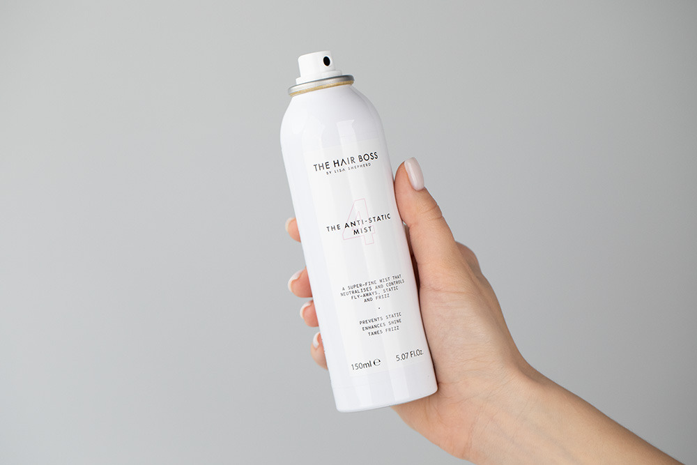 The Hair Boss Scalp Scrub + Anti Static Mist ZESTAW Peeling do skóry głowy 150 ml + Spray antystatyczny 150 ml