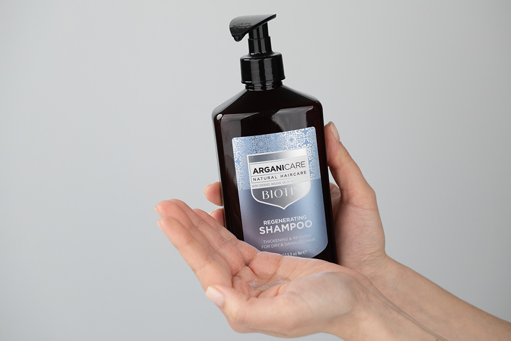 Arganicare Biotin Regenerating Shampoo Szampon wzmacniający z biotyną 400 ml