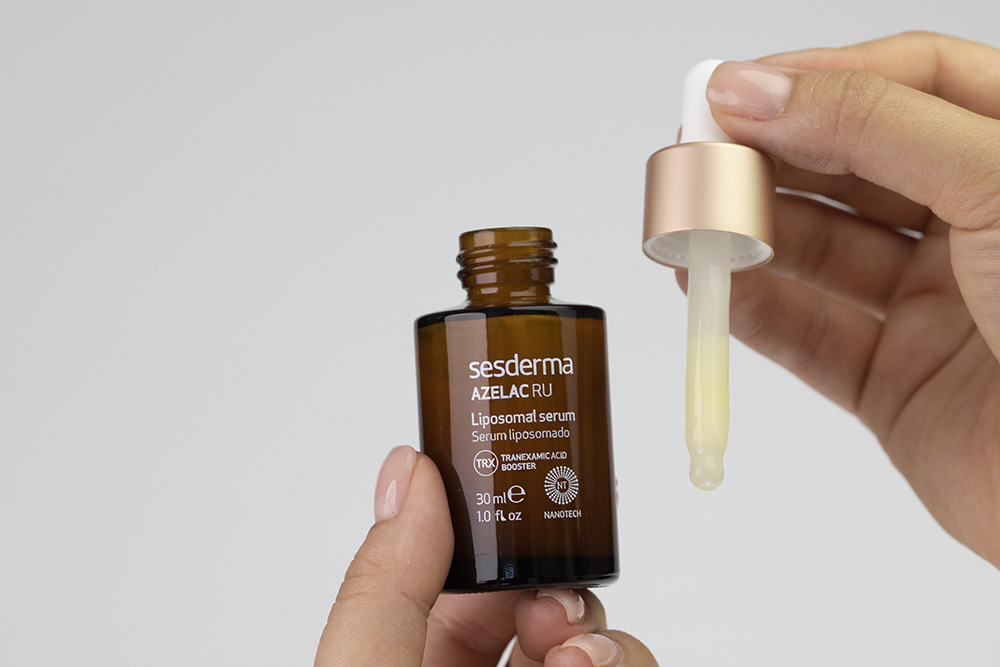 Sesderma Azelac RU + Azelac RU Luminous Fluid Cream ZESTAW Serum ...
