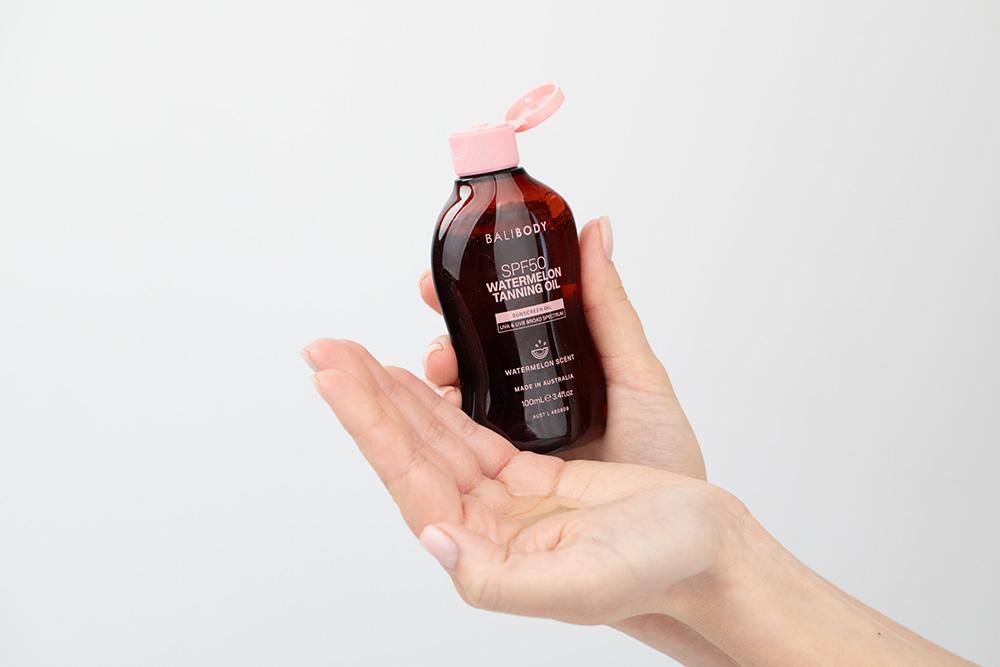 Bali Body Watermelon Tanning Oil SPF 50 Olejek do opalania z pestek arbuza 100 ml