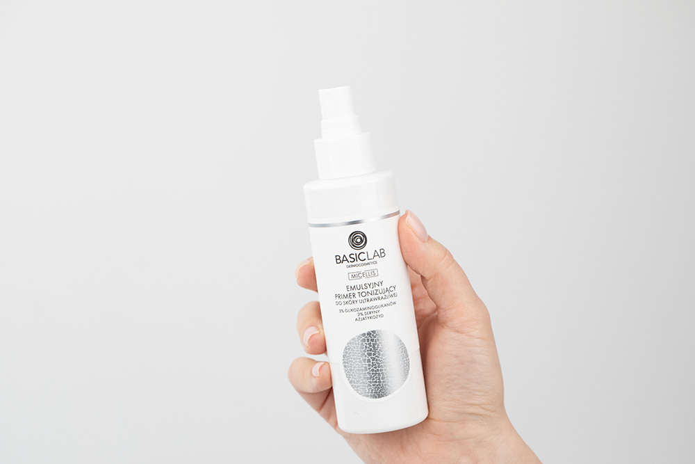 BasicLab Emulsyjny Primer Tonizujący Emulsyjny primer tonizujący do skory ultrawrażliwej 150 ml