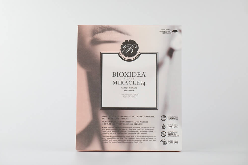 Bioxidea Miracle 24 Neck Mask ZESTAW Maska na szyję 3 szt.